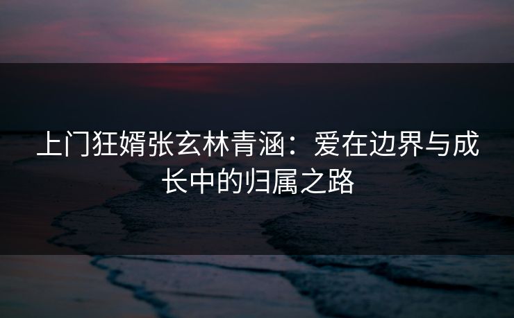 上门狂婿张玄林青涵：爱在边界与成长中的归属之路